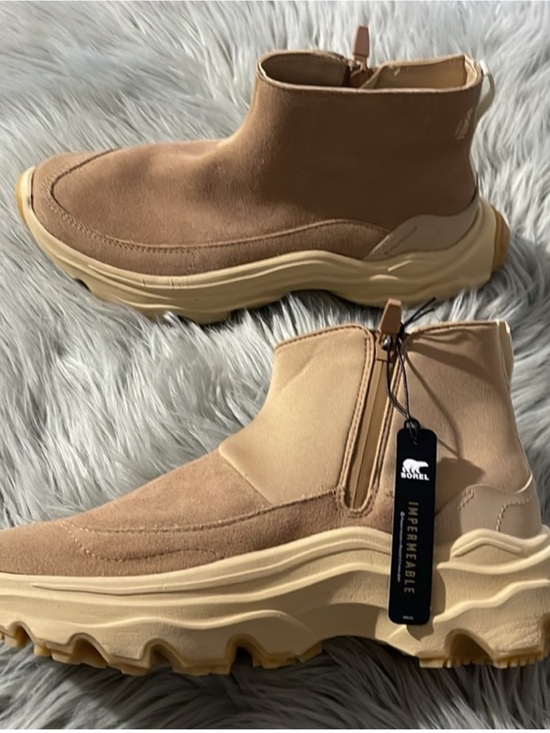 Shoes - Sorel Tan Suede Ankle Boots